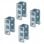 SilverStone RMS03-26 Gleitschienensatz 45Kg
