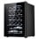 Cecotec GrandSommelier 20000 Cantinetta vino con compressore Libera installazione Nero 20 bottiglia/bottiglie