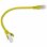 Lanberg Cable de Red RJ45 UTP Cat.5e 25cm Amarillo