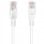 Lanberg Netzwerkkabel RJ45 UTP Cat.5e 25cm Weiß