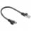 Lanberg Cable de Red RJ45 Cat.6 FTP 25cm Negro