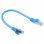 Lanberg Cable de Red RJ45 Cat.6 FTP 25cm Azul