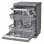 LG DF325FP Lavavajillas Capacidad 14 Cubiertos E Acero Inoxidable