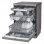 LG DF325FP Lavavajillas Capacidad 14 Cubiertos E Acero Inoxidable