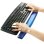 Reposamuñecas Fellowes 91137 Gel Crystal Blau Ergonomisch 480x57x26 mm
