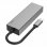 Hama Hub 4 Puertos USB-C a USB-A/USB-C/RJ-45 Gris