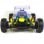 HSP XSTR Pro Coche Eléctrico Buggy 1/10 4WD 2726KV Azul/Amarillo