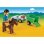 Playmobil 1, 2, 3 Coche con Remolque de Caballo