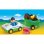 Playmobil 1, 2, 3 Coche con Remolque de Caballo