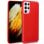 Coque en silicone rouge cool pour Samsung Galaxy S21 Ultra