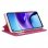 Cool Flip Cover Capa Lisa Rosa para Xiaomi Redmi Note 9T