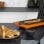 Princess 132405 4 Waffel(n) 700 W Schwarz, Orange