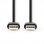 Nedis Cable USB-A 2.0 Macho/Macho 1m Negro