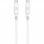 Just Green Cable Ecológico USB-C Macho/Macho 1.2m Blanco