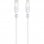 Just Green Cable Ecológico Lightning  a USB-C Macho/Macho 2m Blanco