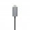 Aisens Câble USB-C vers HDMI Mâle/Mâle 0,8 m Argent/Noir