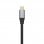Aisens Câble USB-C vers HDMI Mâle/Mâle 0,8 m Argent/Noir
