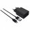 Ksix LC1740CD02 Cargador de Red USB 2A + Cable Micro USB Negro