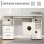 HomCom Mesa de Ordenador con Bandeja Extraíble 120x55x85cm Blanco