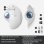 Mouse trackball wireless Logitech Ergo M575 2000 DPI bianco