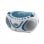 Metronic Leitor CD MP3 com USB /FM Azul/Branco