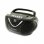 Rádio CD Mooov Metronic Mooov 6W RMS AUX Cassete MP3 Preto