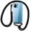 Cool Funda Transparente con Cordón Liso para Xiaomi Mi 11