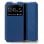 Étui à rabat bleu uni cool pour Samsung Galaxy A02s