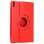 Cool Funda Polipiel Liso Rojo para Huawei Matepad 10.4"