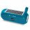 Cool Glasgow Negro Altavoz Bluetooth Con Panel Solar Aguamarina