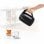 Princess 236032 Wasserkocher 1,7 l 2200 W Schwarz, Edelstahl