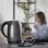 Princess 236032 Wasserkocher 1,7 l 2200 W Schwarz, Edelstahl