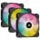 Corsair iCUE SP120 RGB ELITE Performance 120 mm PWM Triple Fan Kit com iCUE Lighting Node CORE