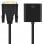 Aisens DVI-D auf VGA Adapter Stecker/Stecker 10cm Schwarz