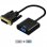 Aisens DVI-D auf VGA Adapter Stecker/Stecker 10cm Schwarz