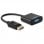 Aisens Adaptador DisplayPort para SVGA Macho/Fêmea 15cm Preto