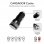 Subblim Cargador de Coche 2xUSB + Cable USB 3 en 1 Lightning/MicroUSB/USB-C Negro