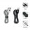 Subblim Pack de 2 Cables MicroUSB a USB 2.0 1m Negro