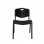 Piqueras y Crespo Robledo Pack de 2 Sillas PVC Negro