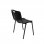 Piqueras y Crespo Robledo Pack de 2 Sillas PVC Negro