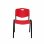 Piqueras y Crespo Robledo Pack de 4 Sillas PVC Rojo