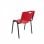 Piqueras y Crespo Robledo Pack de 4 Sillas PVC Rojo