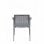 Piqueras y Crespo Sege Pack de 4 Sillas PVC Chasis con Brazos Gris