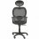 Piqueras y Crespo Alocén Mesh Chair Bali Assise Bras réglables avec tête de lit fixe Noir