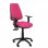 Piqueras y Crespo Elche Silla Sincro Similpiel Rosa con Brazo Regulable