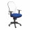 Piqueras y Crespo Jorquera Silla Malla Blanca Asiento Bali Azul