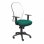 Piqueras y Crespo Jorquera Silla Malla Blanca Asiento Bali Verde