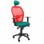 Piqueras y Crespo Jorquera Silla Malla Roja Asiento Bali con Cabecero Fijo Verde Claro