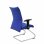 Piqueras und Crespo Albacete Bali Blue Sled Confidant Stuhl