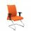 Piqueras und Crespo Albacete Bali Orange Sled Confidant Stuhl
